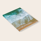 Ocean Waves Crushing On Beach, Drone Photography, Aerial Photo, Ocean And Beach Wall Art Print Decor Notebook Gallery Image 2