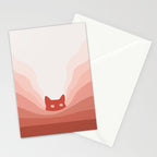 Cat Landscape 78 Stationery Card Gallery Image 2