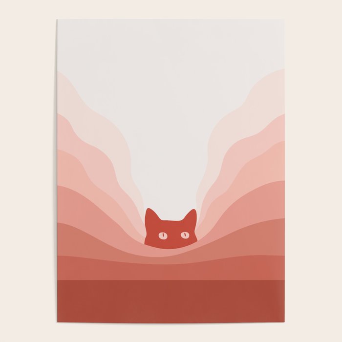 Cat Landscape 78 Poster Gallery Image 1