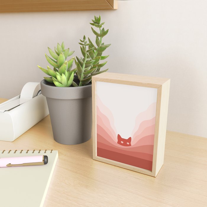 Cat Landscape 78 Mini Art Print Gallery Image 2