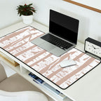 Woodcut Birches Desk Mat Gallery Image 2