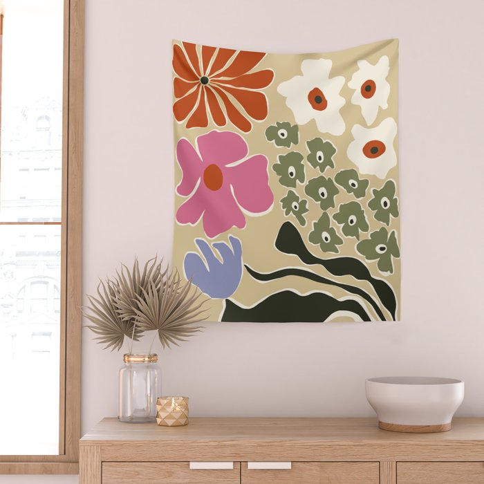 Fragile botanic  Wall Tapestry Gallery Image 2