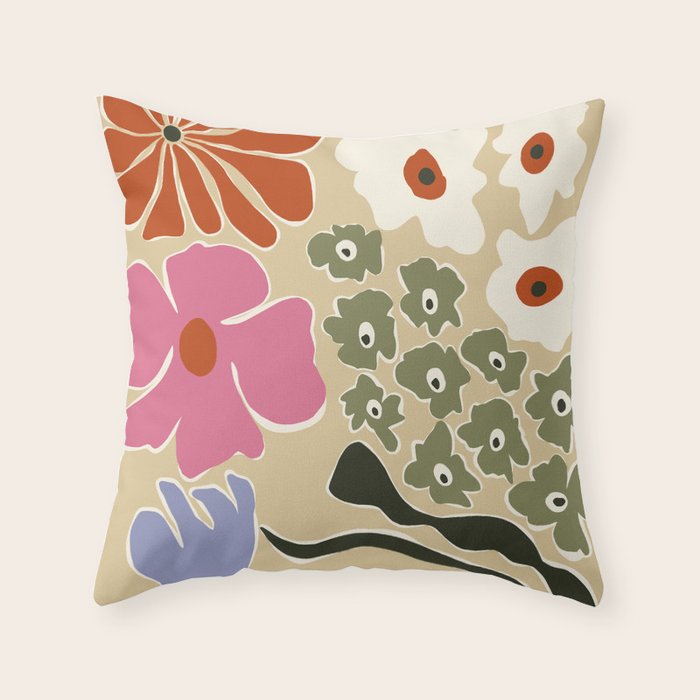 Fragile botanic  Throw Pillow Gallery Image 6