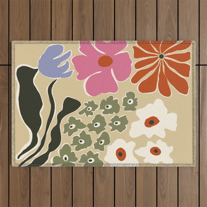 Fragile botanic  Outdoor Rug Gallery Image 1
