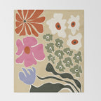 Fragile botanic  Throw Blanket Gallery Image 2