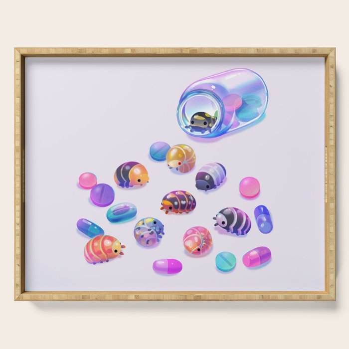 Pill bugs  Serving Tray Gallery Image 1