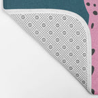 The Stare: Night Race Pink Cheetah Edition Bath Mat Gallery Image 2