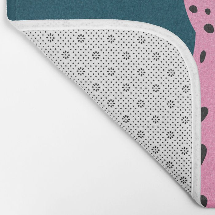 The Stare: Night Race Pink Cheetah Edition Bath Mat Gallery Image 2