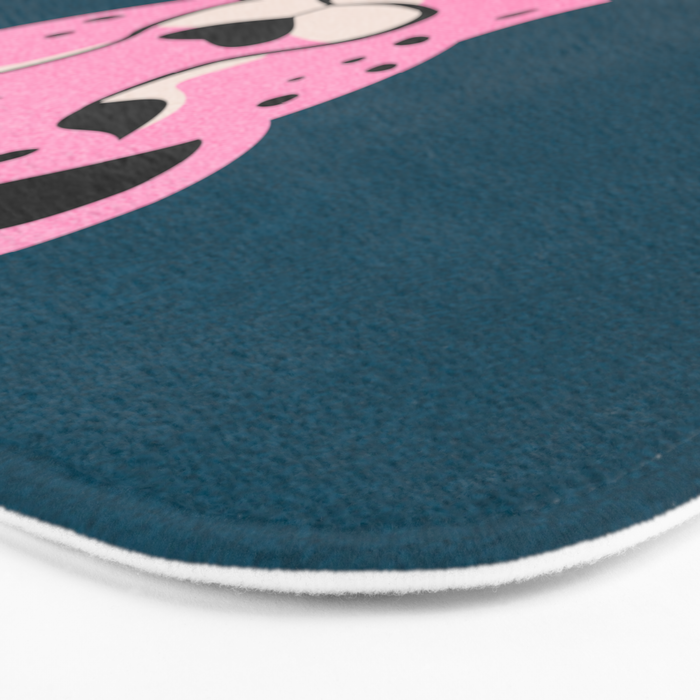 The Stare: Night Race Pink Cheetah Edition Bath Mat Gallery Image 3