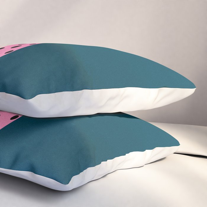 The Stare: Night Race Pink Cheetah Edition Pillow Sham Gallery Image 3