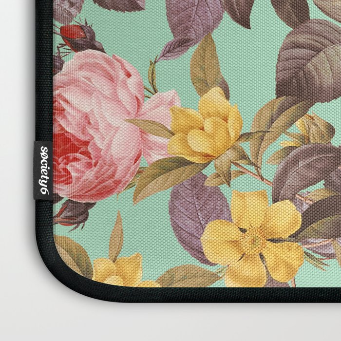 Classic Floral Pattern Laptop Sleeve Gallery Image 3