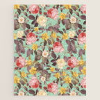 Classic Floral Pattern Jigsaw Puzzle Gallery Image 1