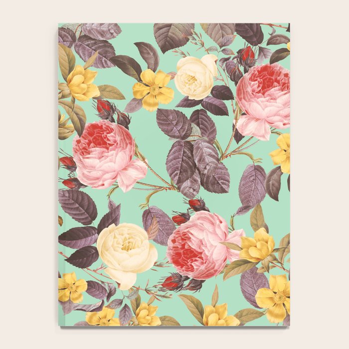 Classic Floral Pattern Notebook Gallery Image 4