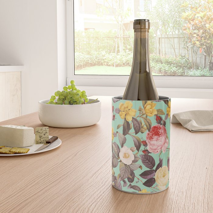 Classic Floral Pattern Wine Chiller Gallery Image 4