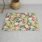 Classic Floral Pattern Rug Gallery Image 1