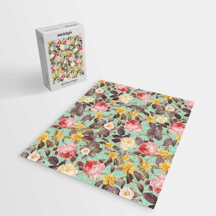 Classic Floral Pattern Jigsaw Puzzle Gallery Image 2