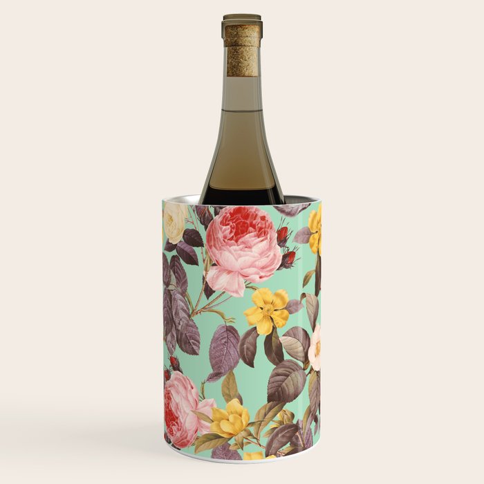 Classic Floral Pattern Wine Chiller Gallery Image 2