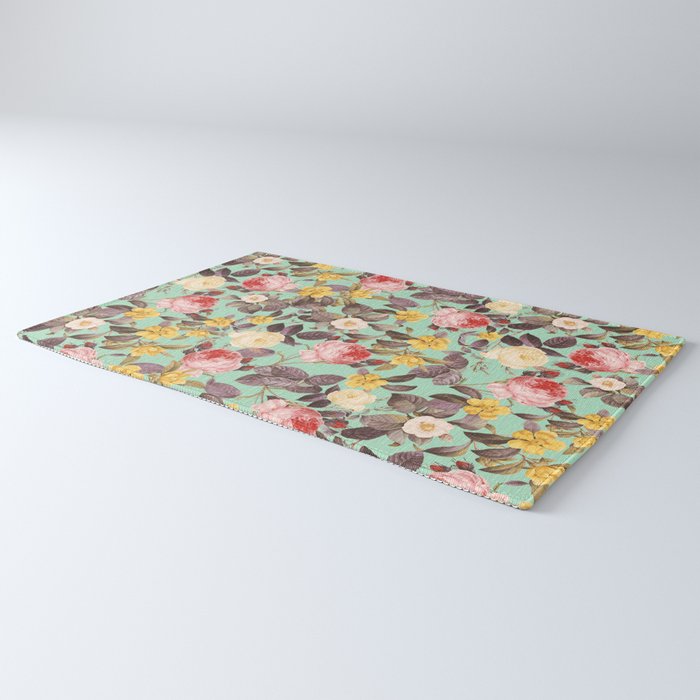 Classic Floral Pattern Rug Gallery Image 3