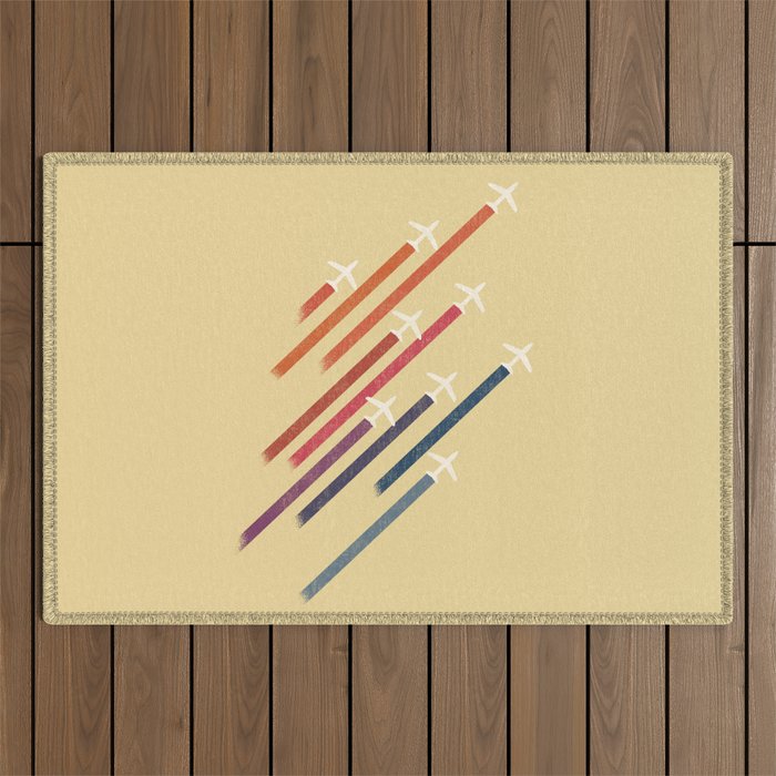 Aerial display (ver.2) Outdoor Rug Gallery Image 1