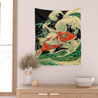 âWaterâ Art Deco By J Carlos Wall Tapestry Gallery Image 2