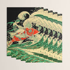 âWaterâ Art Deco By J Carlos Wrapping Paper Gallery Image 3