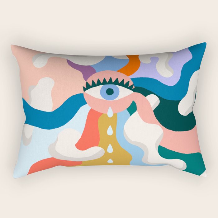 Joy Cry Rectangular Pillow Gallery Image 2