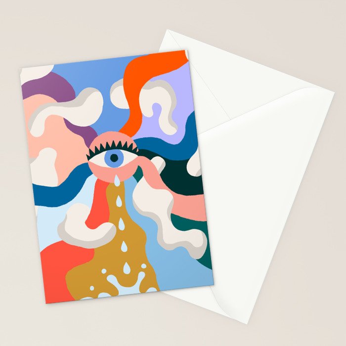 Joy Cry Stationery Card Gallery Image 2