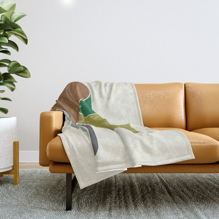 Shape008 Throw Blanket Gallery Image 1