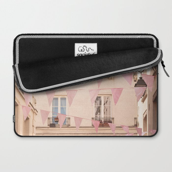 Pink Paris | Paris travel photography  Laptop Sleeve Gallery Image 2
