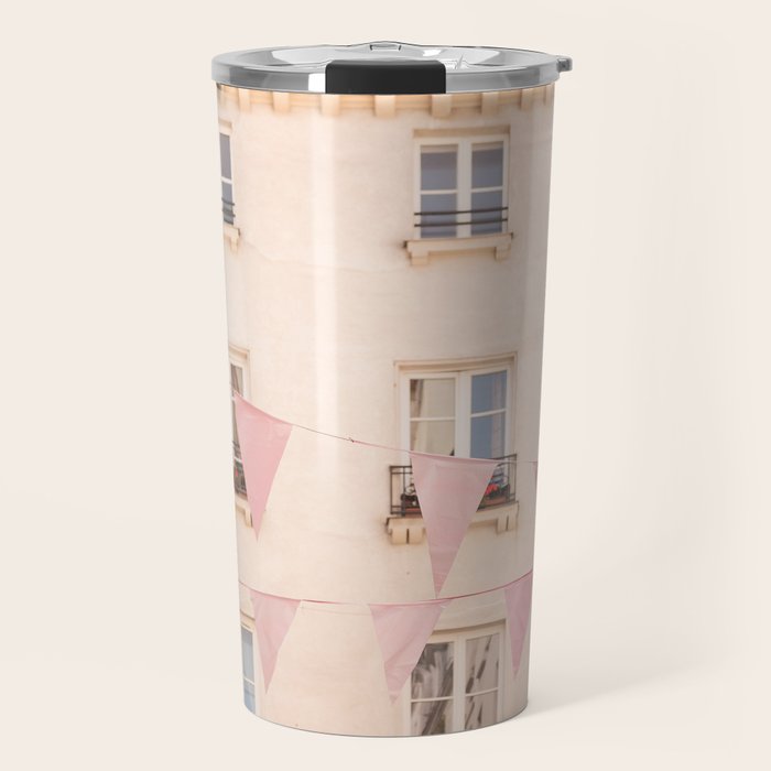 Pink Paris | Paris travel photography  Travel Mug Gallery Image 1