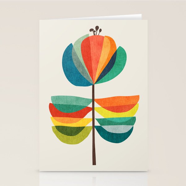 Whimsical Bloom Stationery Card Gallery Image 2