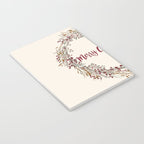 Merry Christmas Wreath Notebook Gallery Image 3