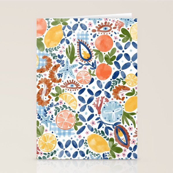 Sunny Coastal Escape Stationery Card Gallery Image 2