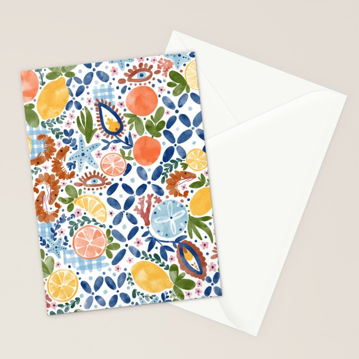 Sunny Coastal Escape Stationery Card Gallery Image 2