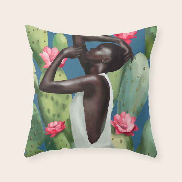 Thorns and Grace 3 Throw Pillow Gallery Image 1
