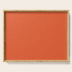 Burnt Orange Solid Serving Tray Gallery Image 1