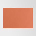 Burnt Orange Solid Rug Gallery Image 2