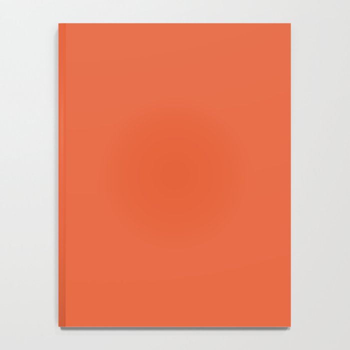 Burnt Orange Solid Notebook Gallery Image 4