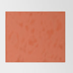 Burnt Orange Solid Throw Blanket Gallery Image 2