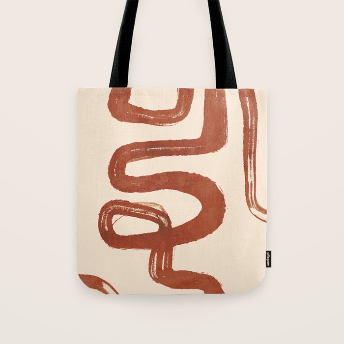 Abstract line art 128 Tote Bag Gallery Image 1