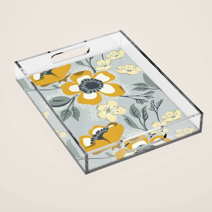 Boho Garden Acrylic Tray Gallery Image 1