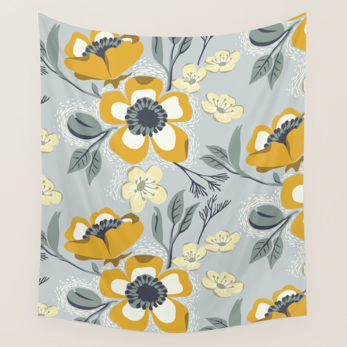 Boho Garden Wall Tapestry