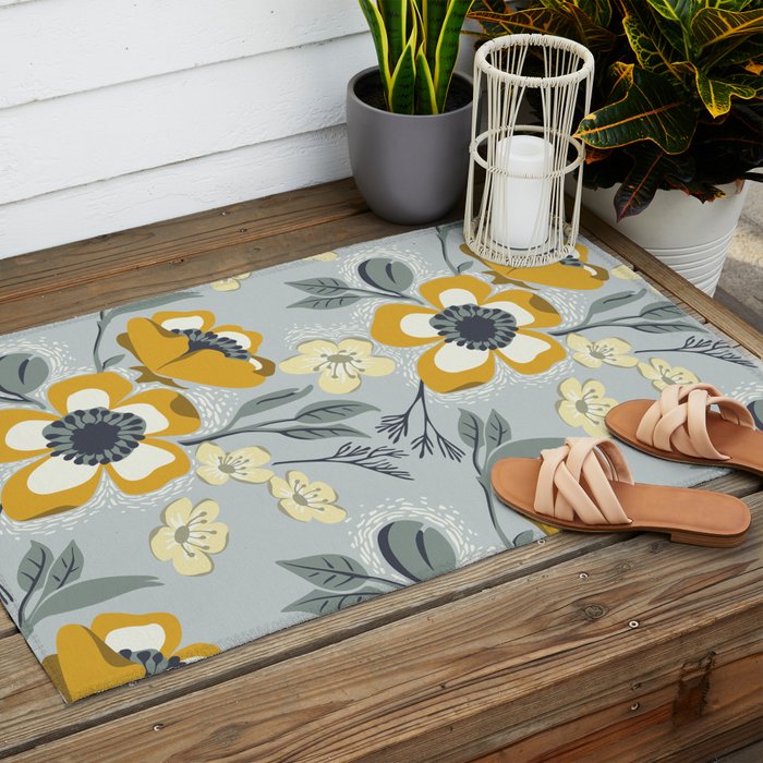 Boho Garden Outdoor Rug Gallery Image 2