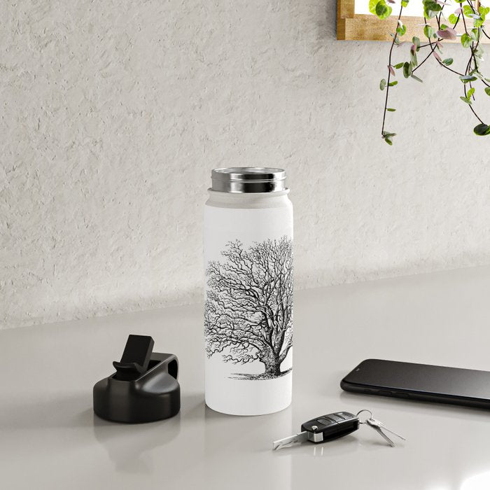oak tree botanical no2 Water Bottle Gallery Image 5