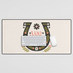 Yee Haw Horseshoe Desk Mat Gallery Image 1