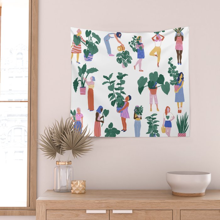 Plant Love Wall Tapestry Gallery Image 2
