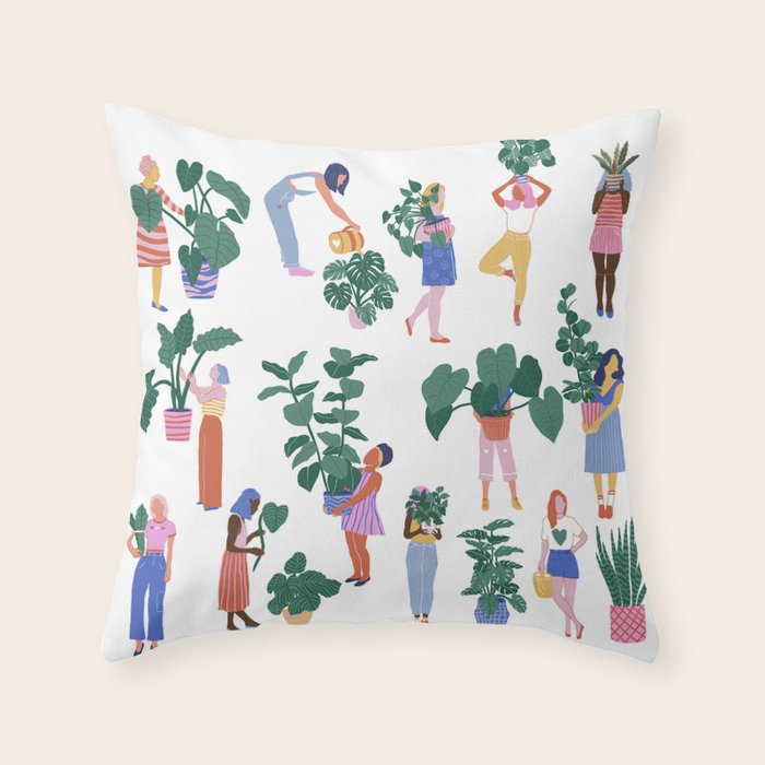 Plant Love Throw Pillow Gallery Image 6