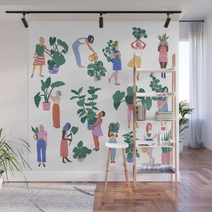 Plant Love Wall Mural Gallery Image 1
