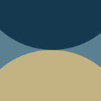 Rise of the Sun - Yellow, Blue, Geometric Art Coffee Mug Gallery Image 2