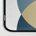 Rise of the Sun - Yellow, Blue, Geometric Art Laptop Sleeve Gallery Image 3